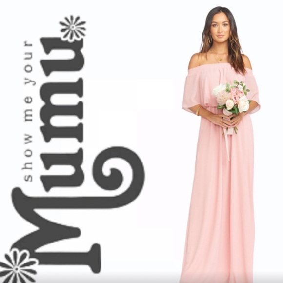 Show Me Your MuMu Dresses & Skirts - Show Me Your MuMu Hacienda Maxi Dress Rosebud S